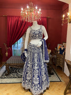 Violet Pearl Lehenga Set