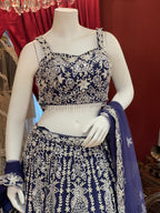 Violet Pearl Lehenga Set