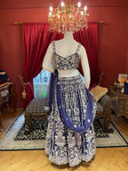 Violet Pearl Lehenga Set