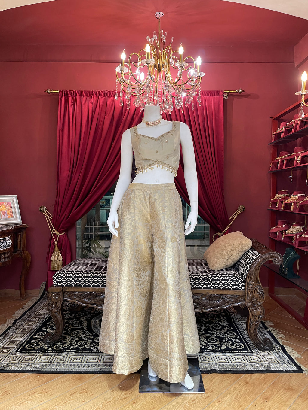 Ivory Plazzo Shrug 3-piece Set