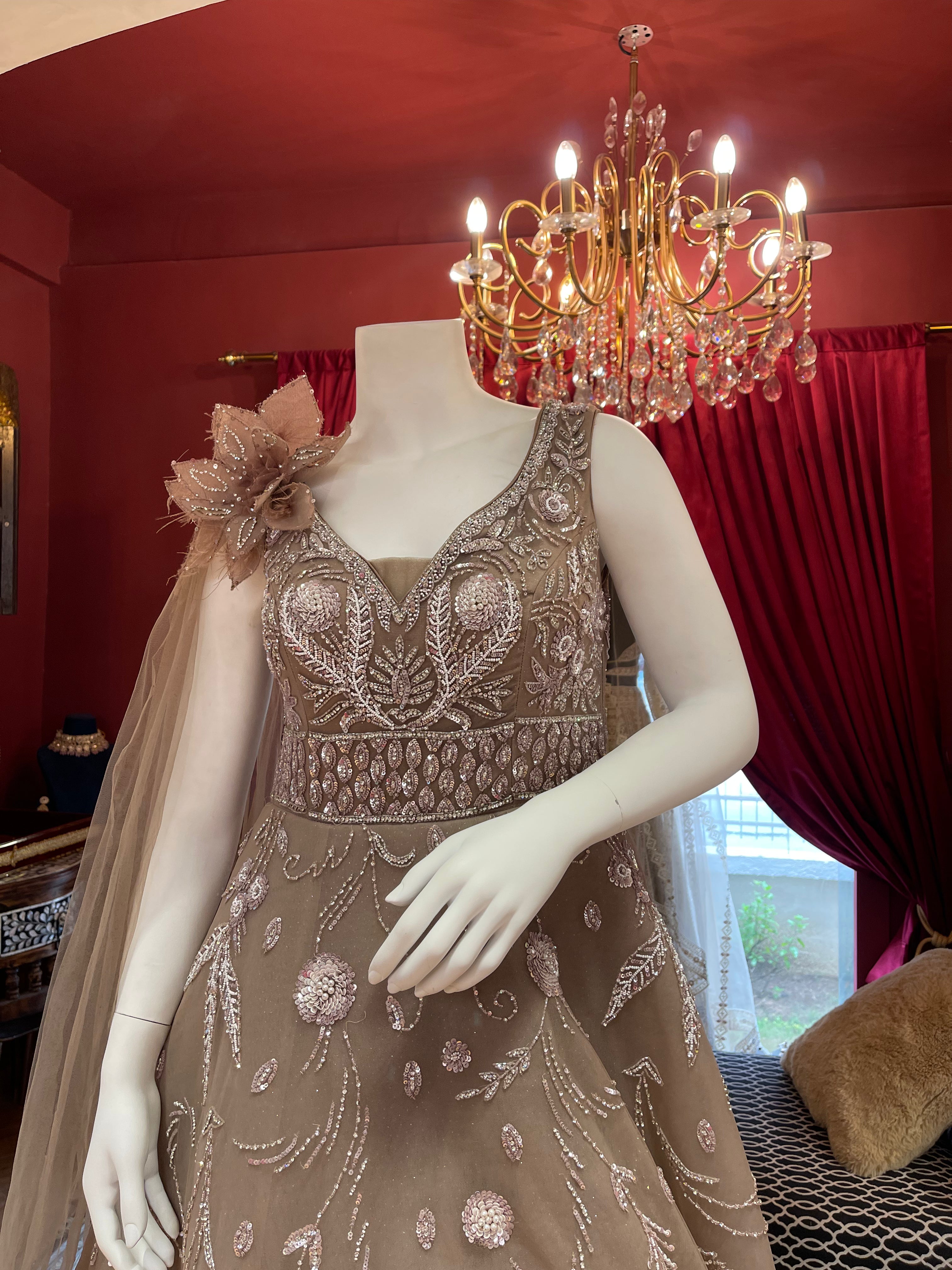 Onion Mist Bloom Gown