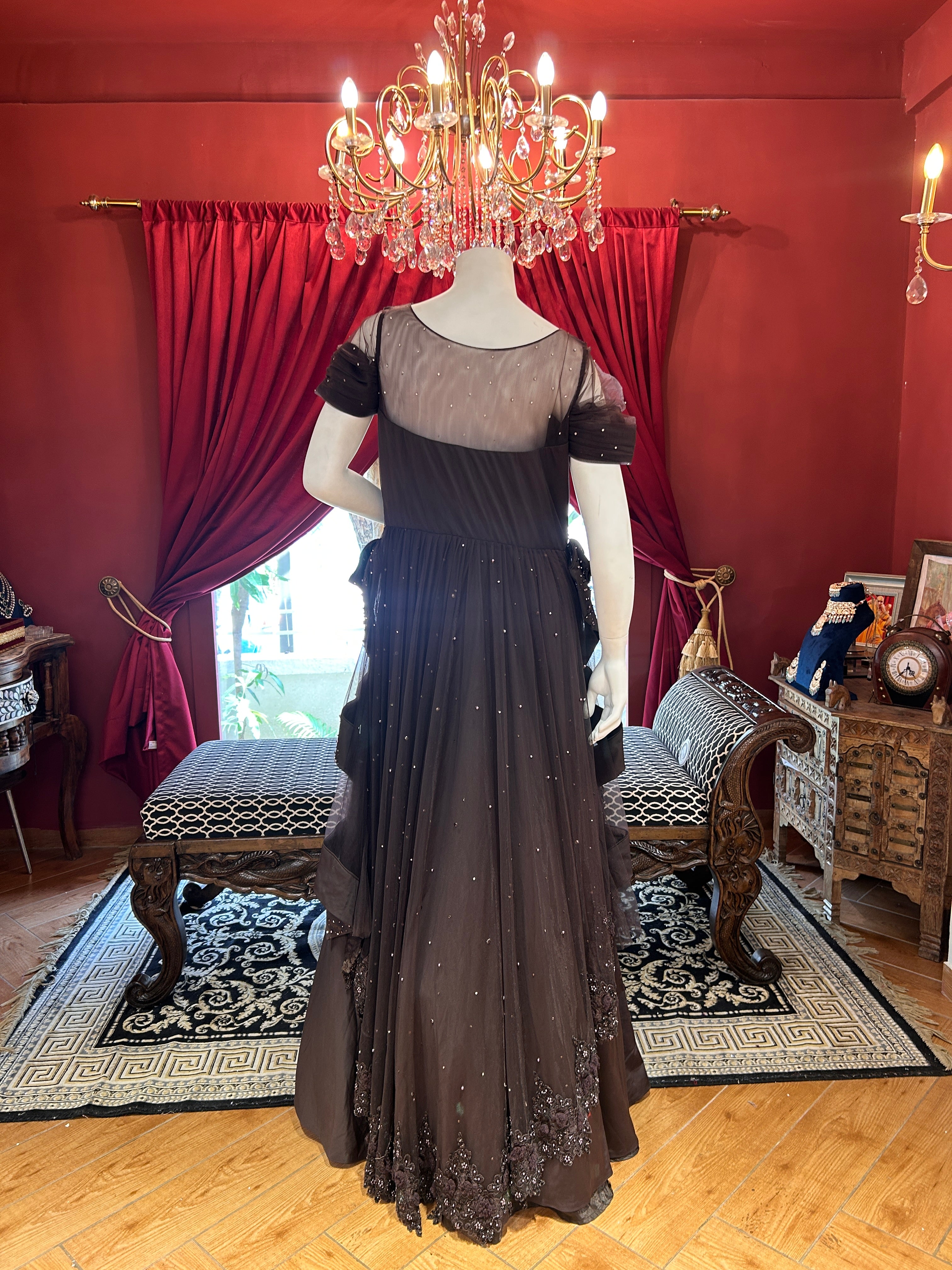 Mocha Shimmer Muse Gown