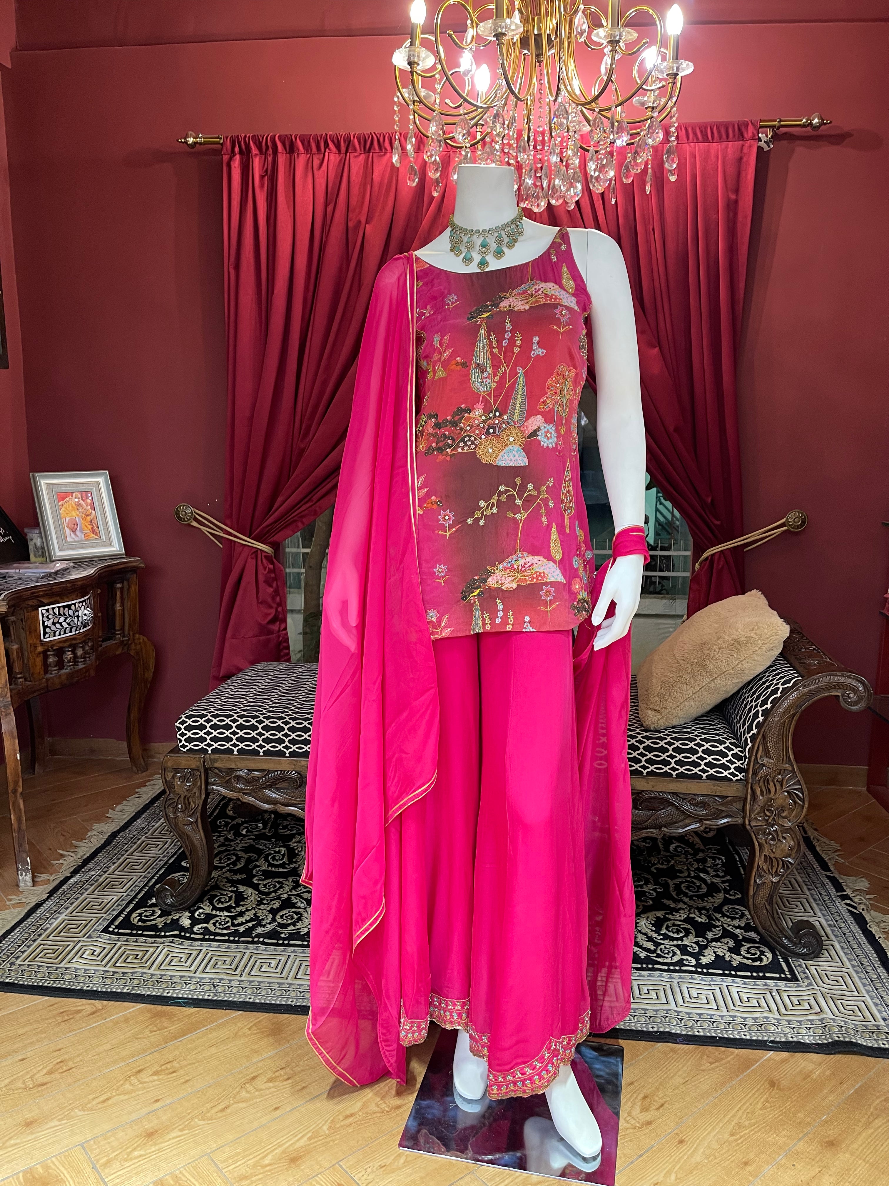 Rani Bloom Plazzo Set
