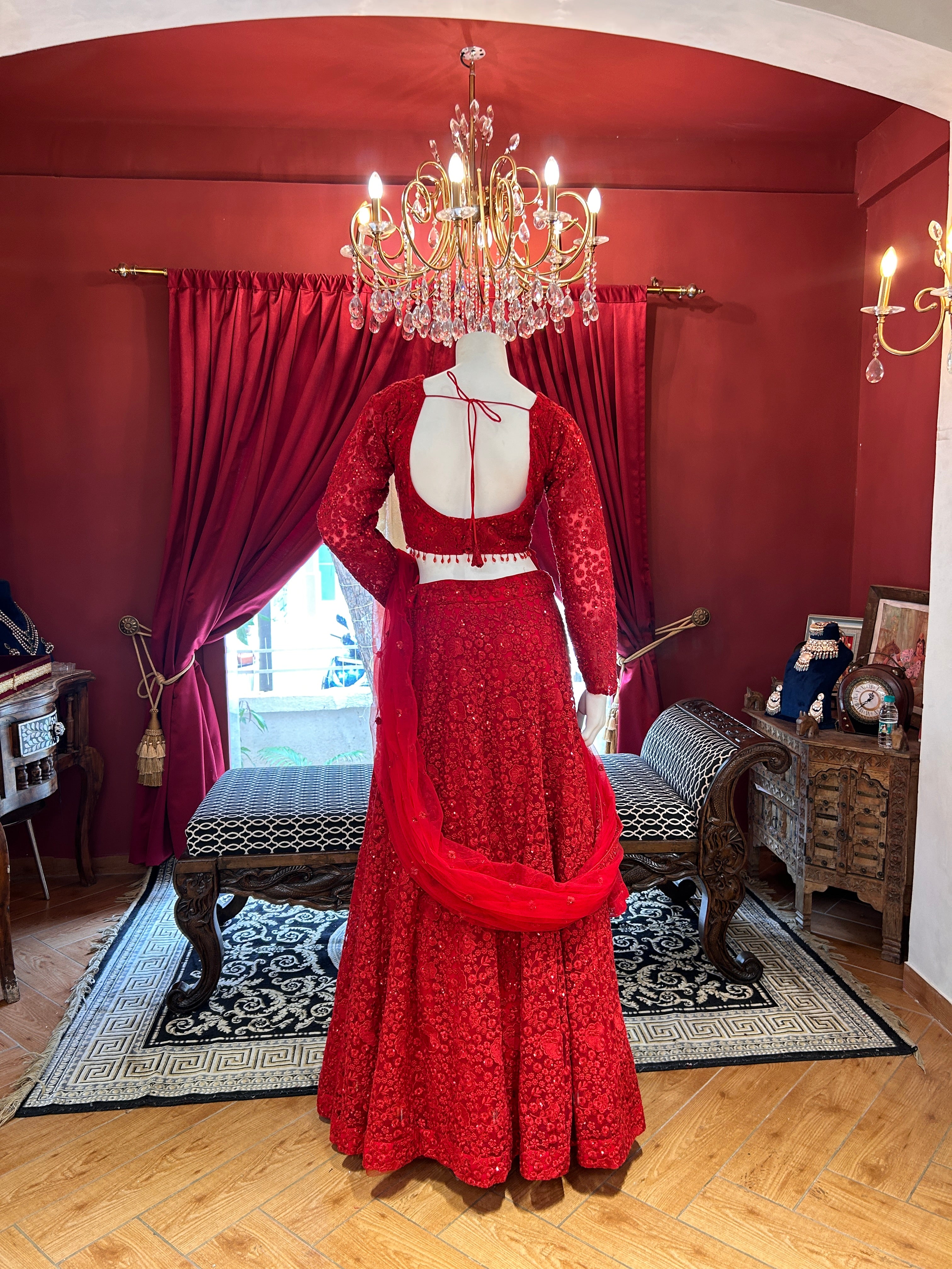 Ruby Bloom Lehenga Set