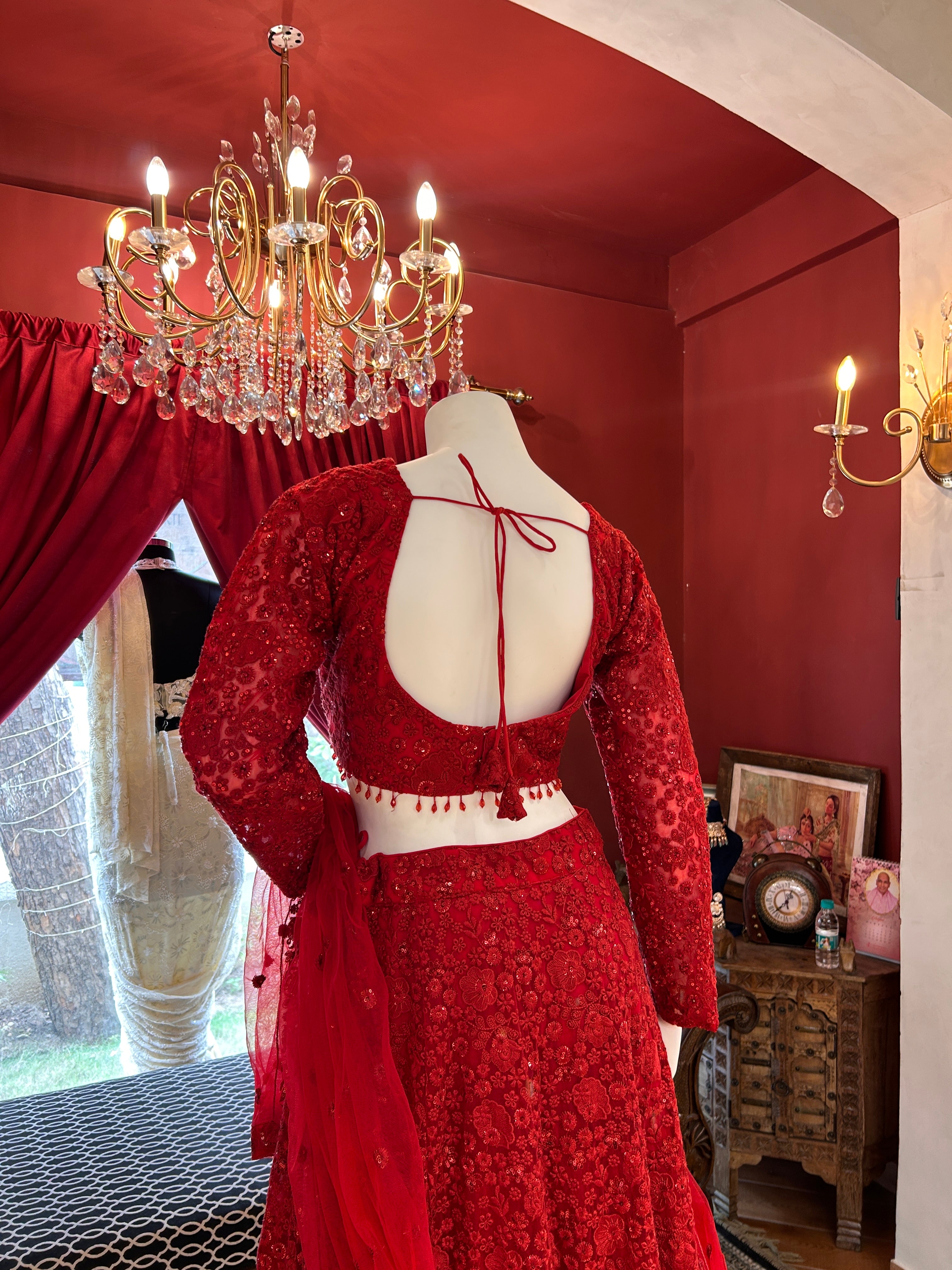Ruby Bloom Lehenga Set