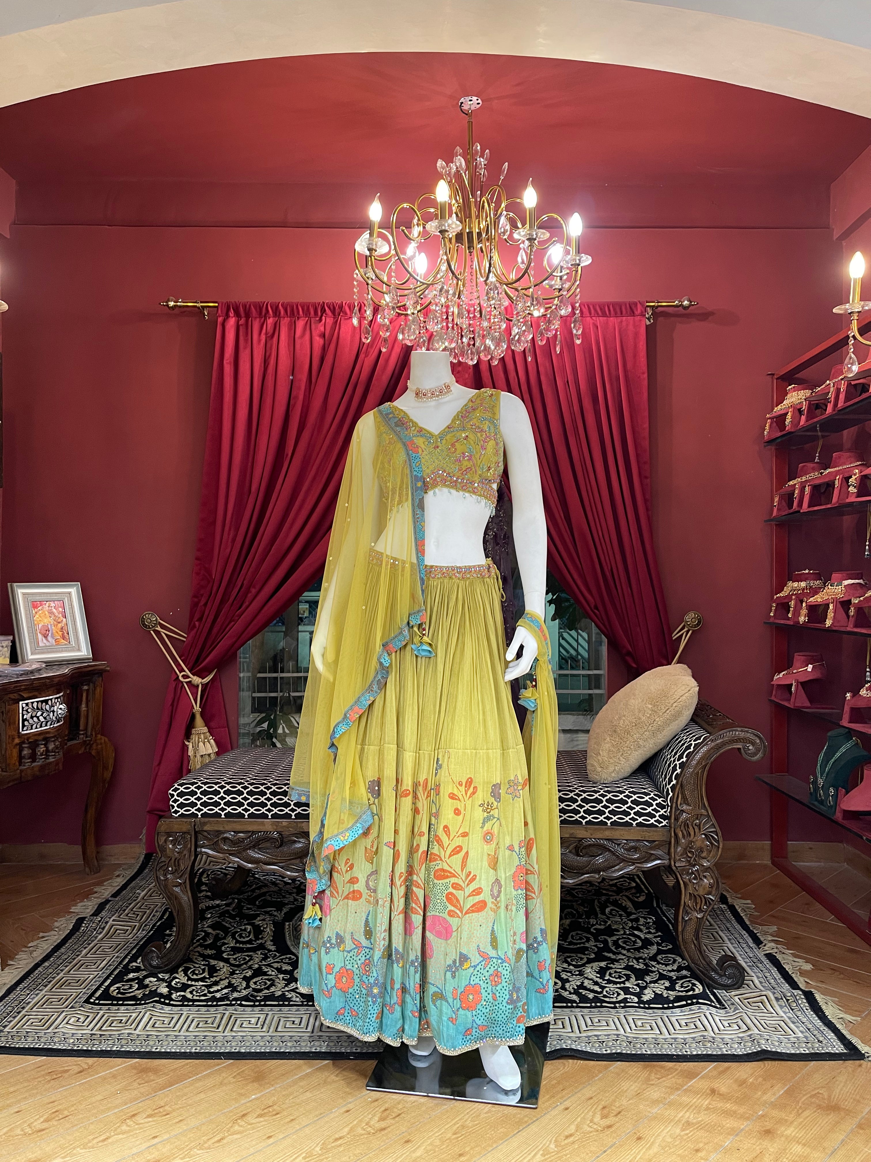Sunlit Bloom Lehenga