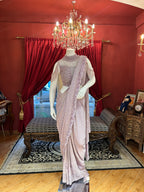 Pearl Symphony Lavender Draping Saree
