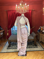 Pearl Symphony Lavender Draping Saree