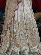 Bronze Pink Bridal Lehenga