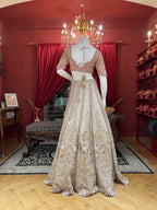 Bronze Pink Bridal Lehenga