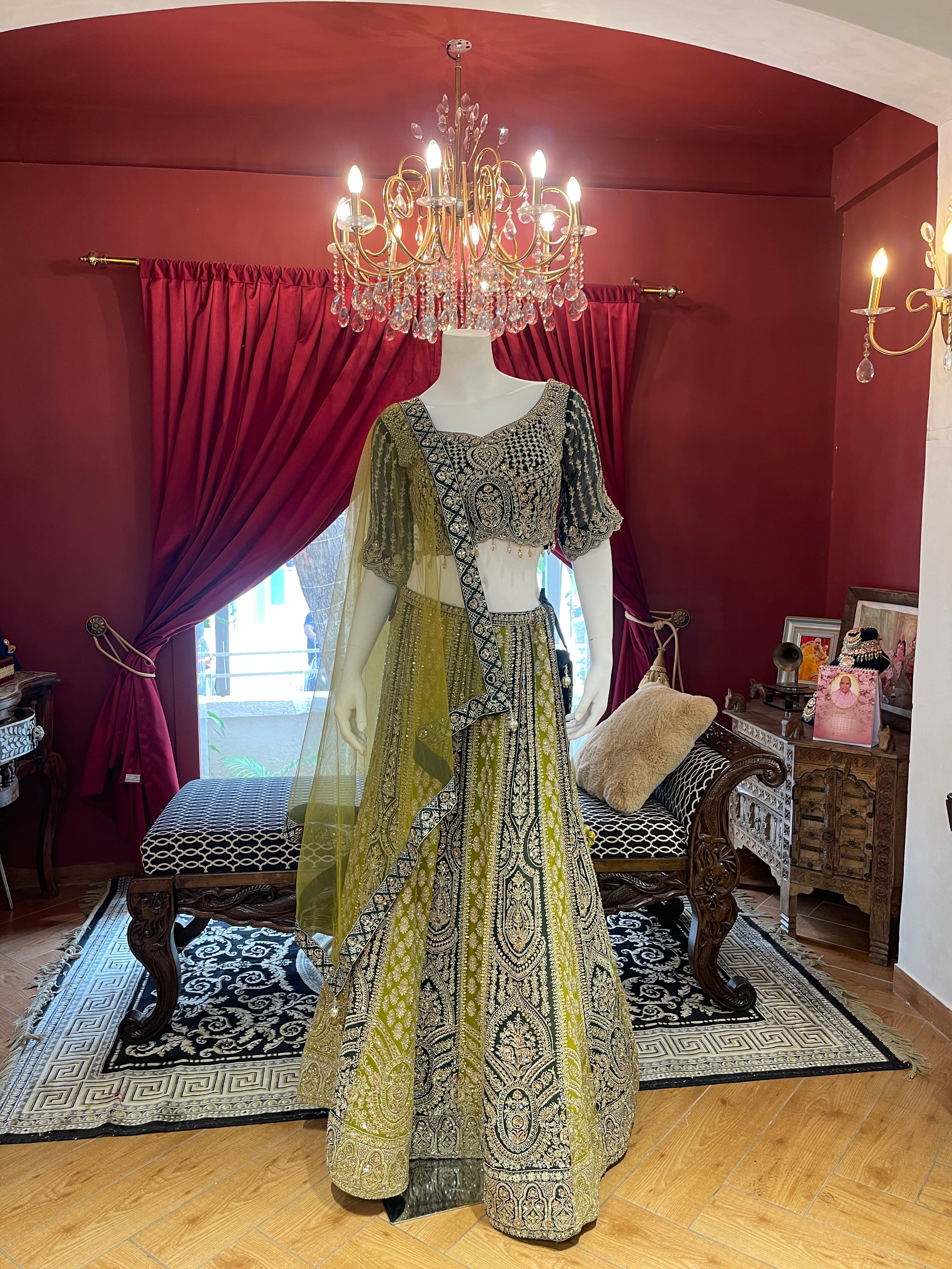 Peacock Glow Lehenga Set