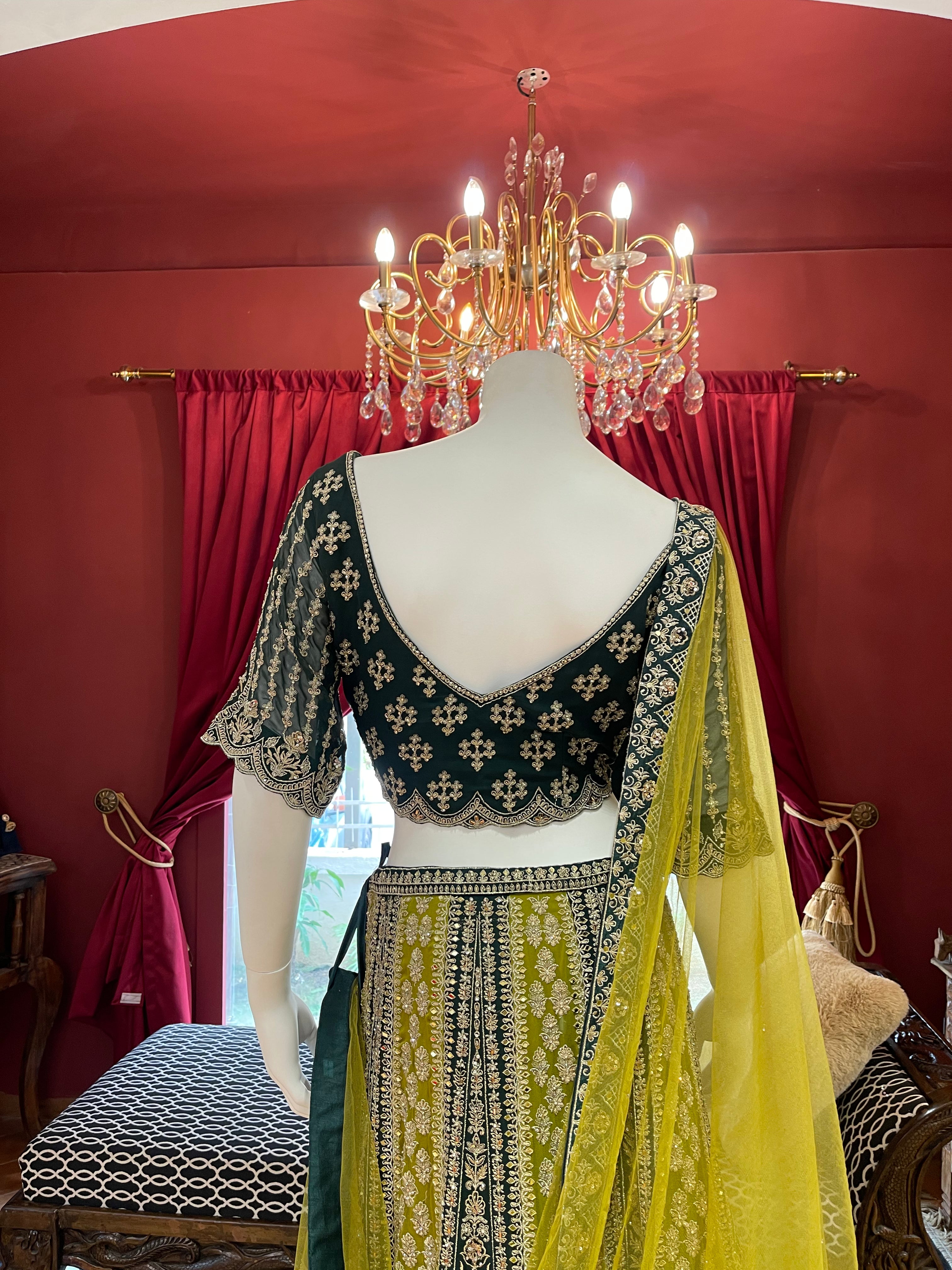Peacock Glow Lehenga Set
