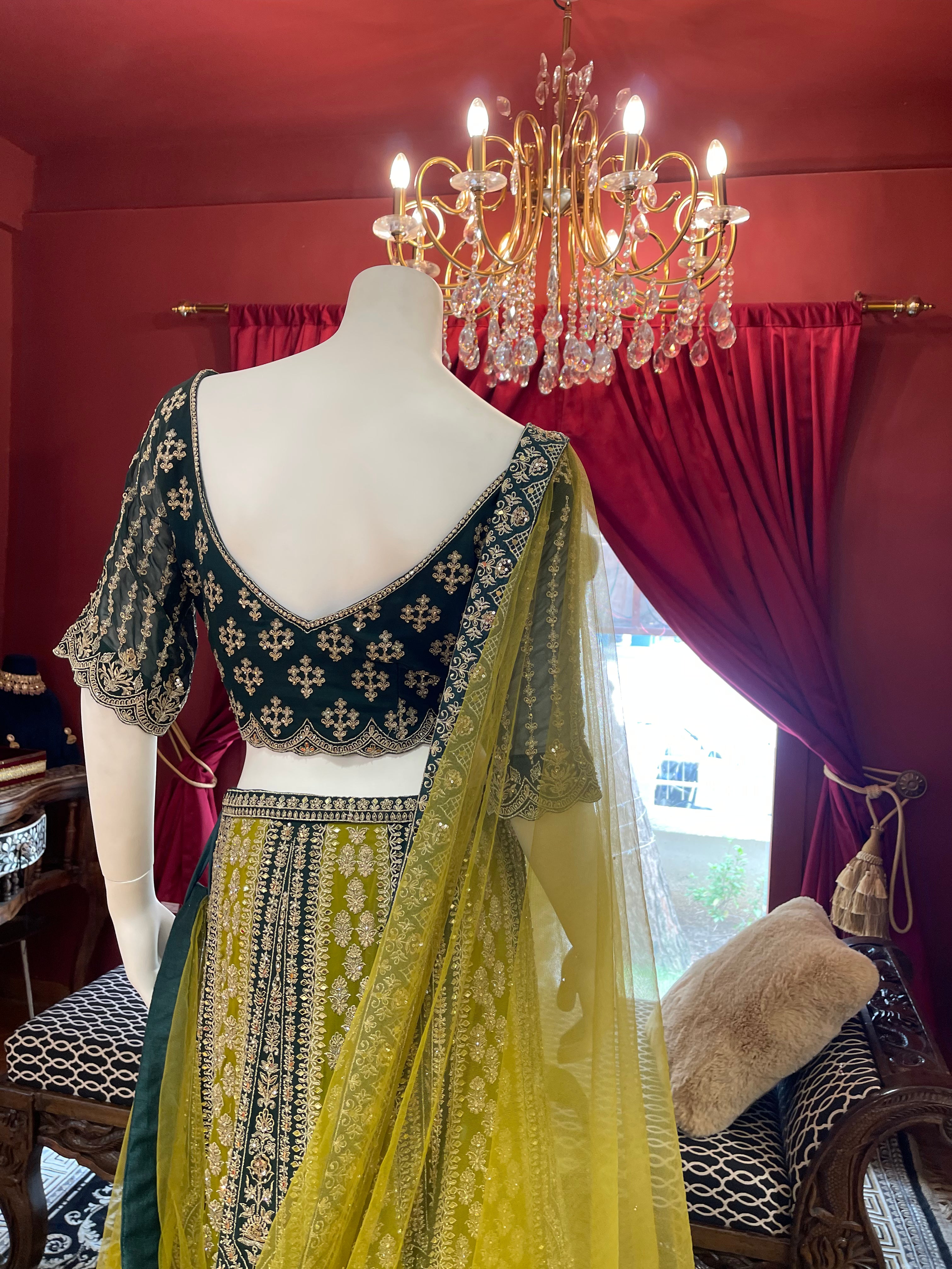 Peacock Glow Lehenga Set