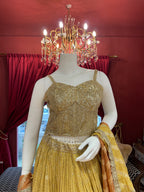Haldi Ombre Lehenga Set