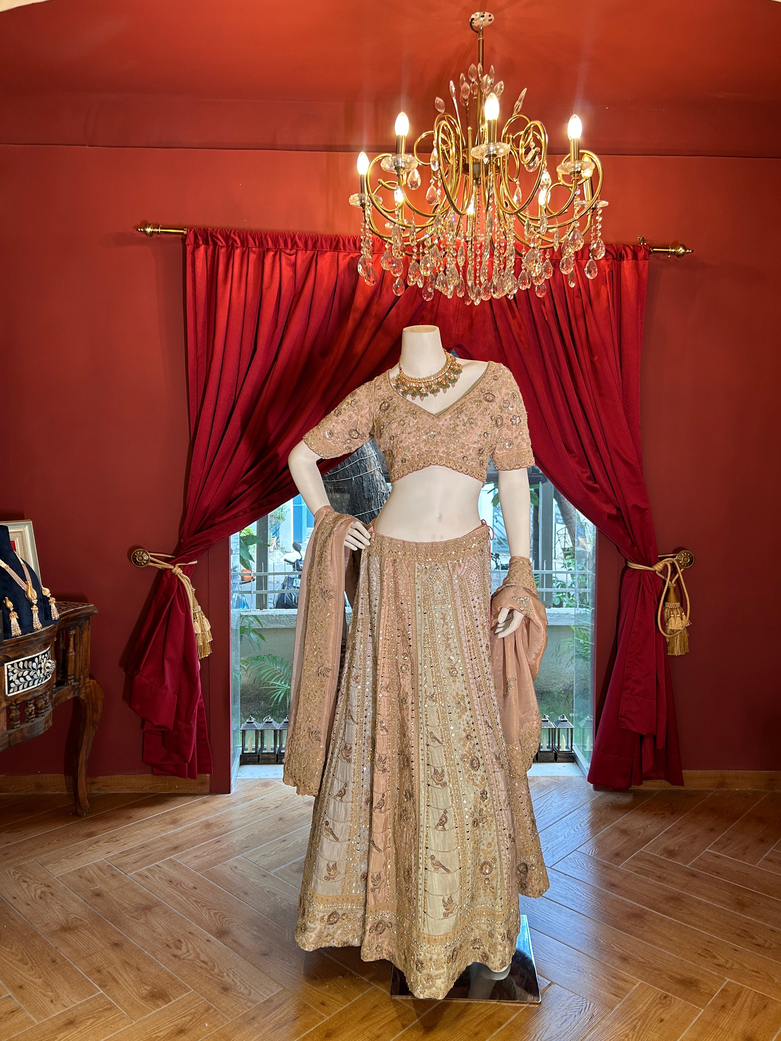 Ivory Blush Royale Lehenga Set