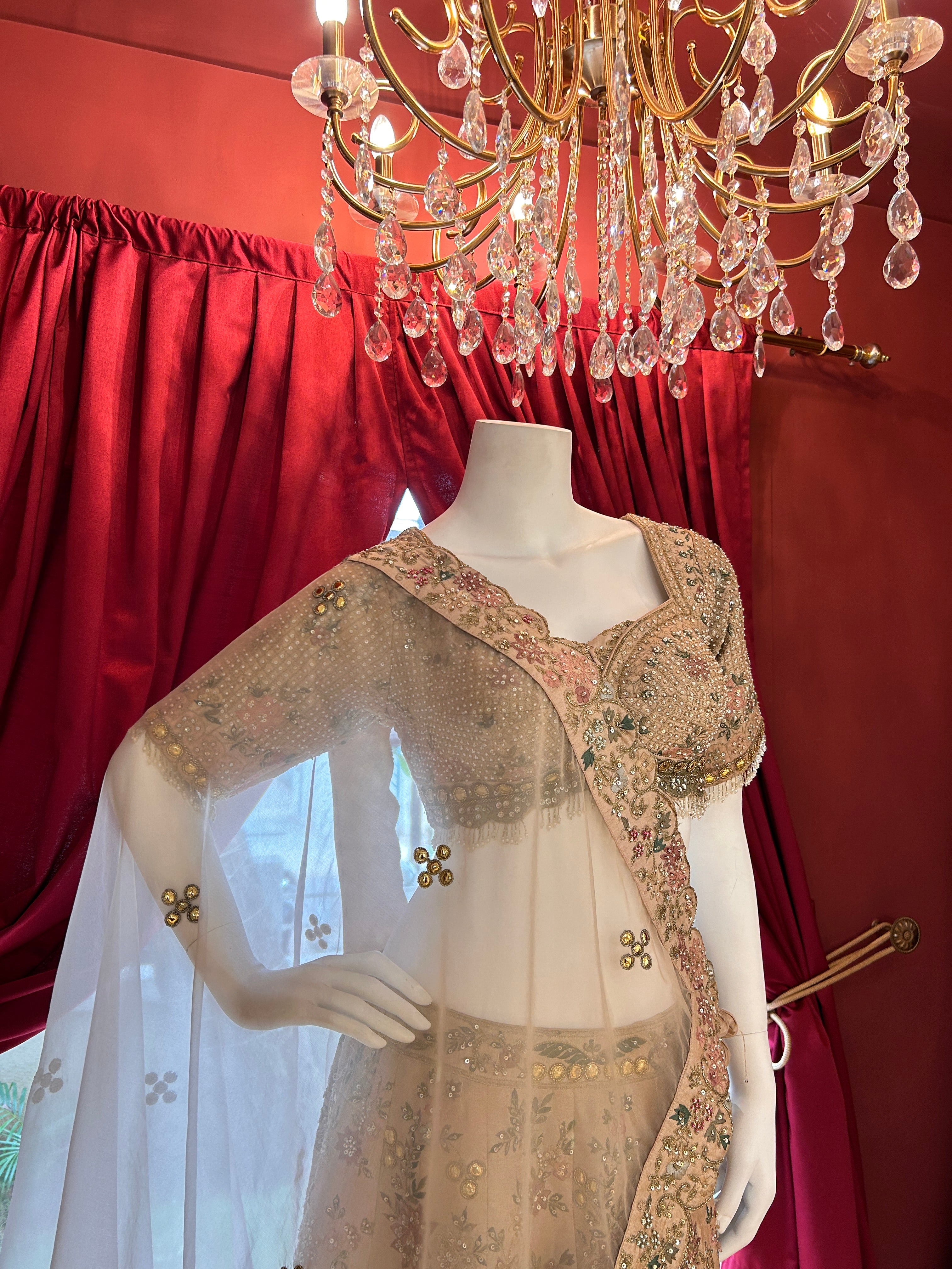 Blush Pink Prajakta Koli Bridal