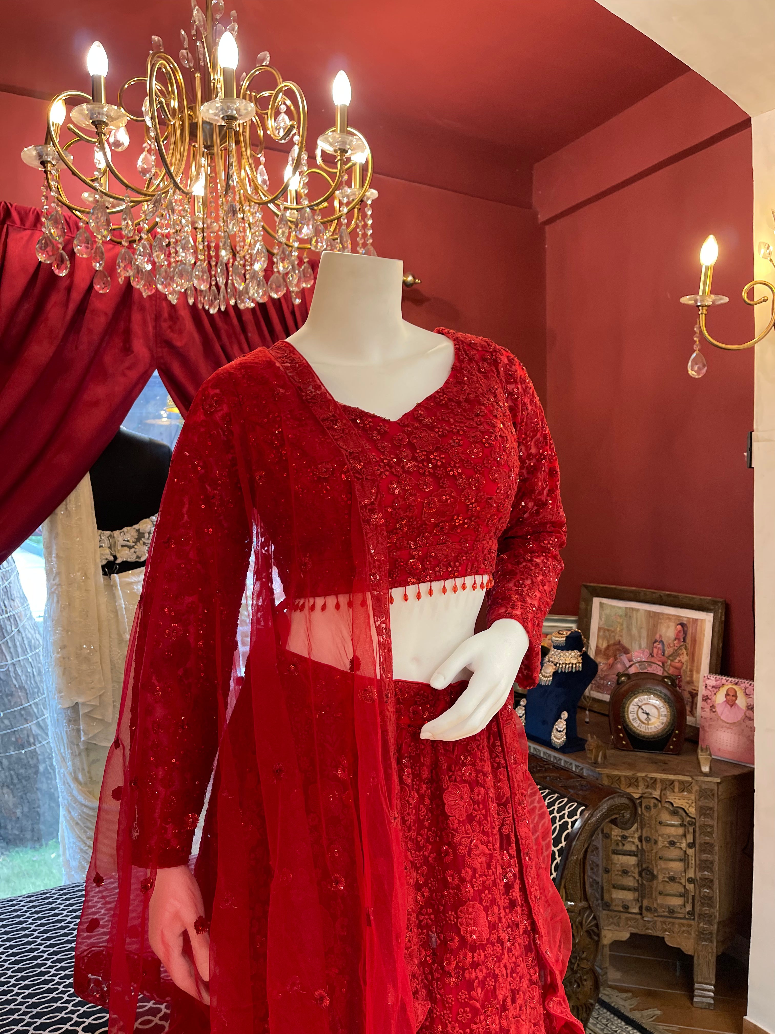 Ruby Bloom Lehenga Set