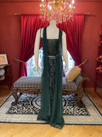 Green Sheer Sequin Set