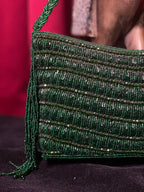 Green Beaded Purse