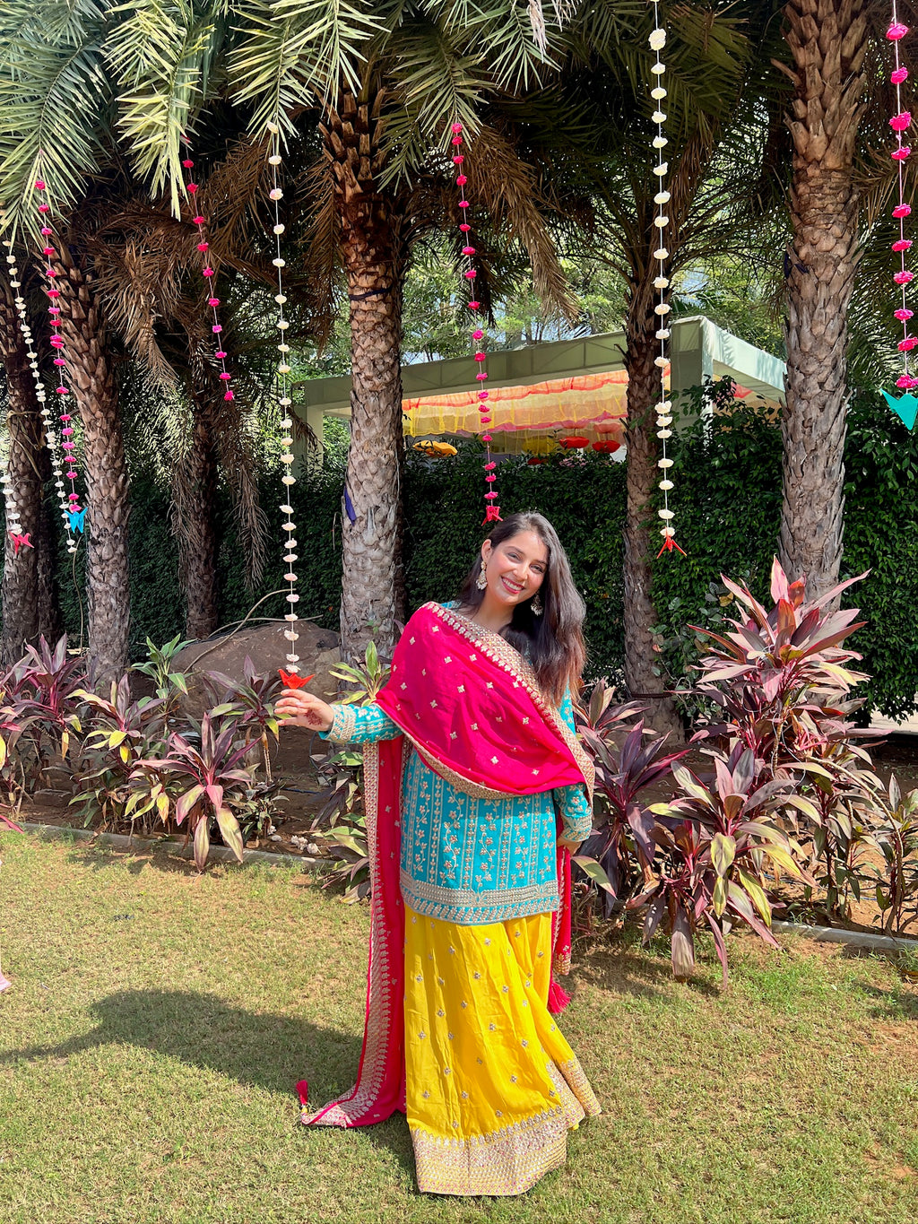 Sunset Gota Patti 3-piece Suit X Orepiya