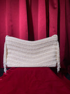 White Beaded Purse