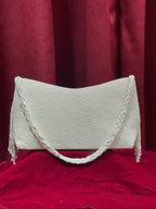 White Beaded Purse