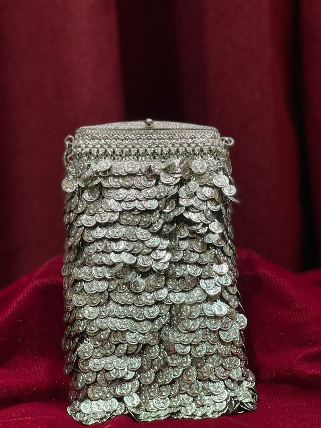 Silver Rectangular Purse