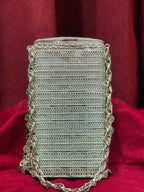Silver Rectangular Purse
