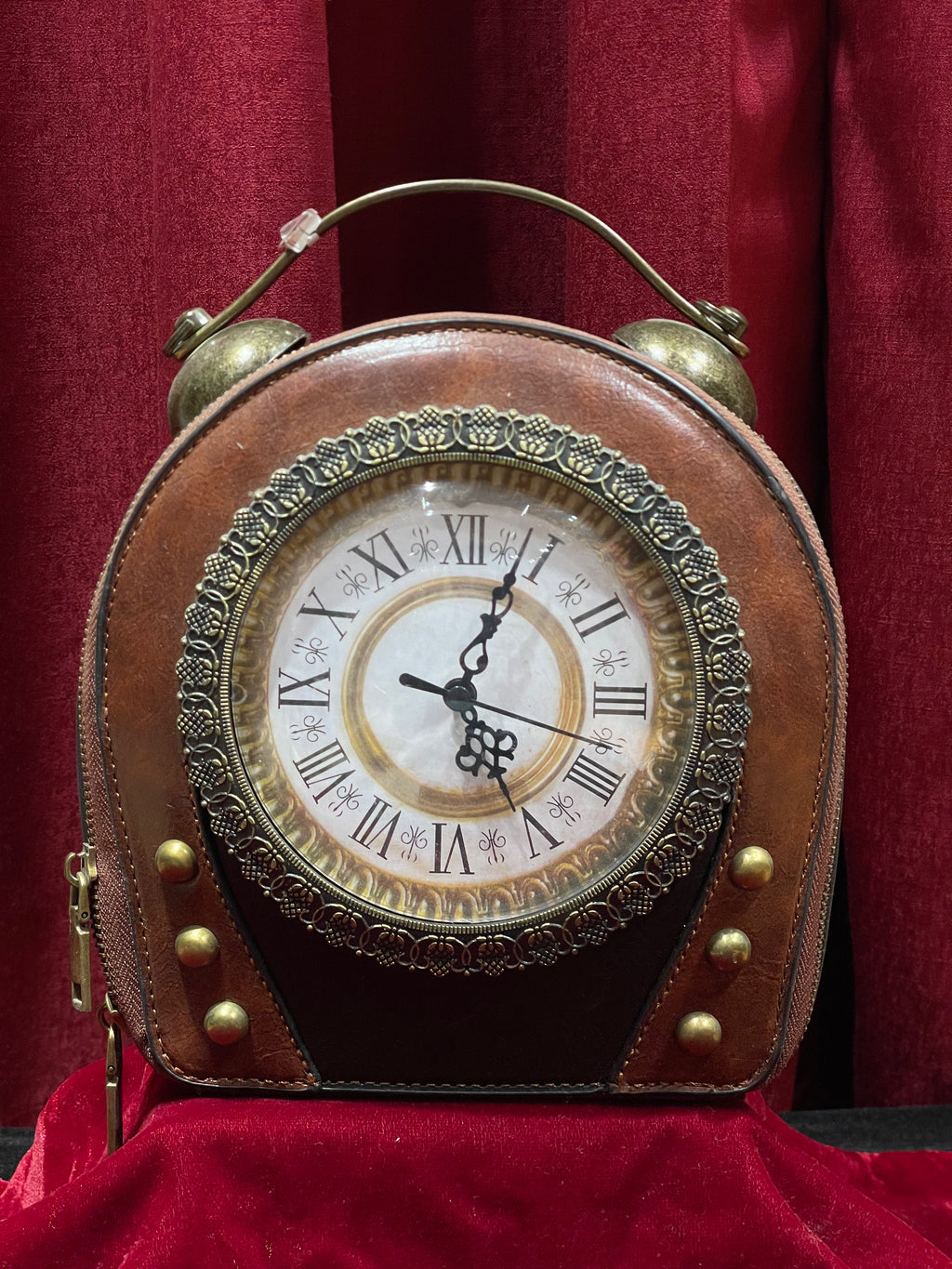 Leather Clock Purse