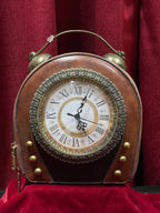 Leather Clock Purse