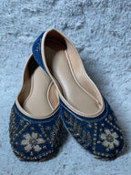 Royal Blue With Golden Work