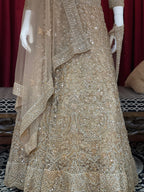 Golden Hand Work Lehenga Set