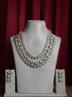 Three Layered Antique Mozonite Polki