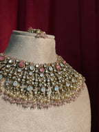 Rose Quartz Polki Bridal
