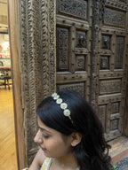 Green Kundan Hairband