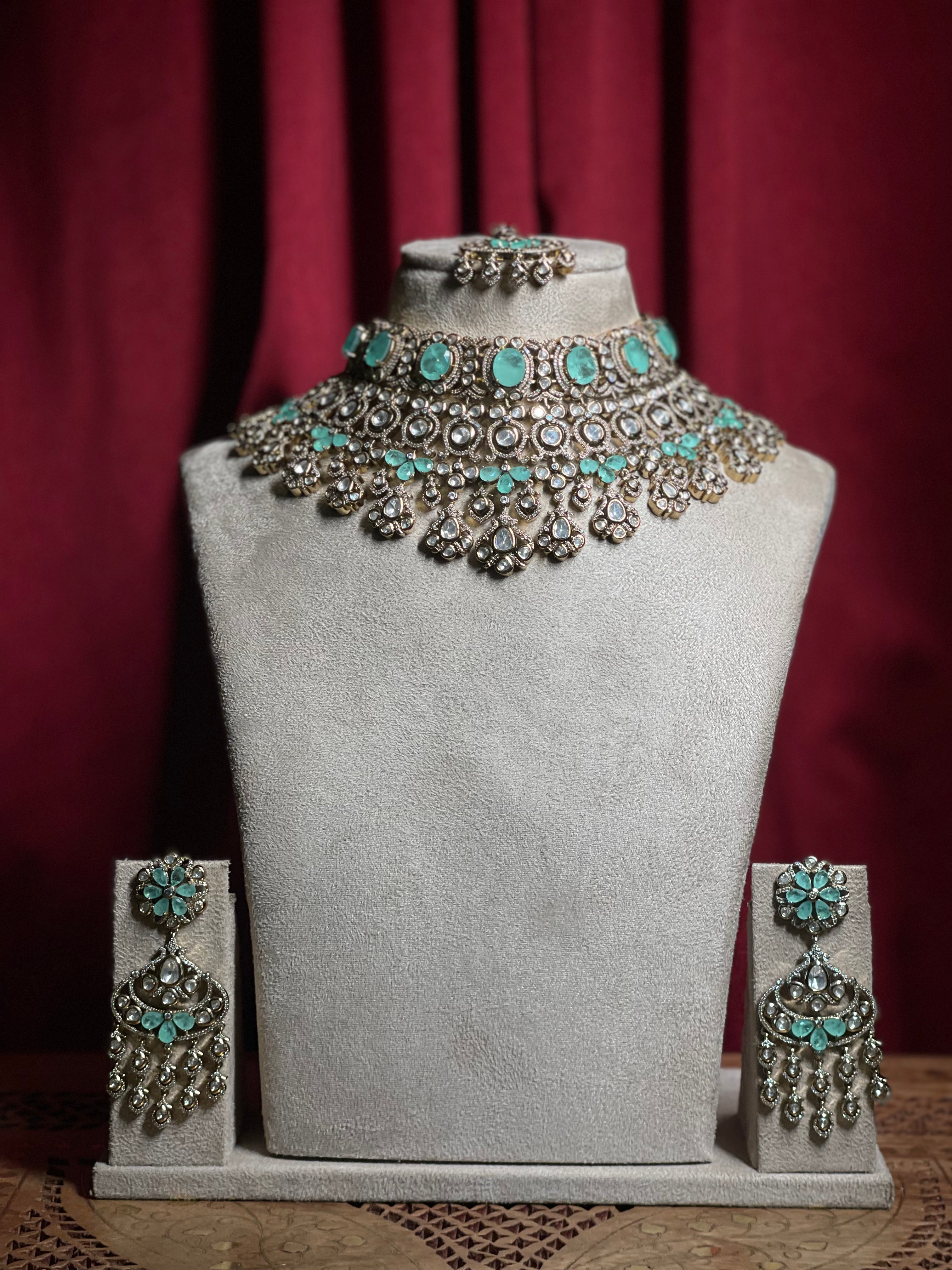 Royal Mint Green Polki