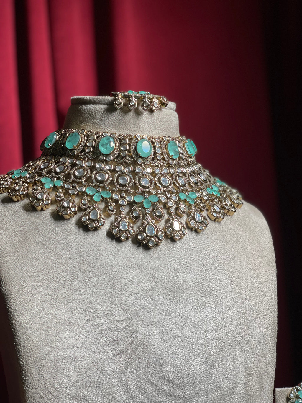 Royal Mint Green Polki