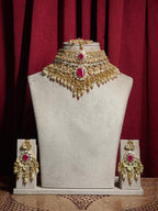 Ruby Polki Choker