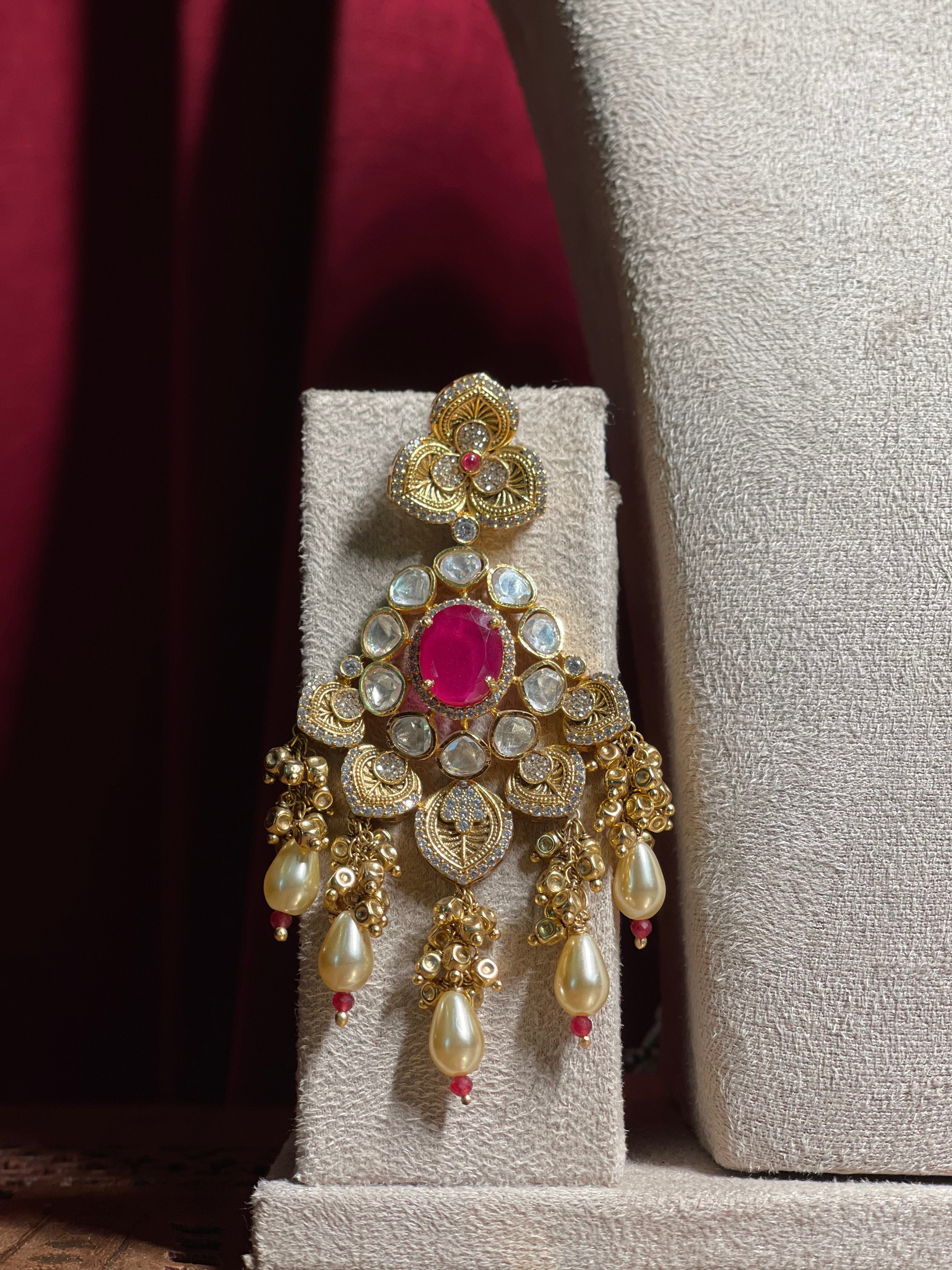 Ruby Polki Choker