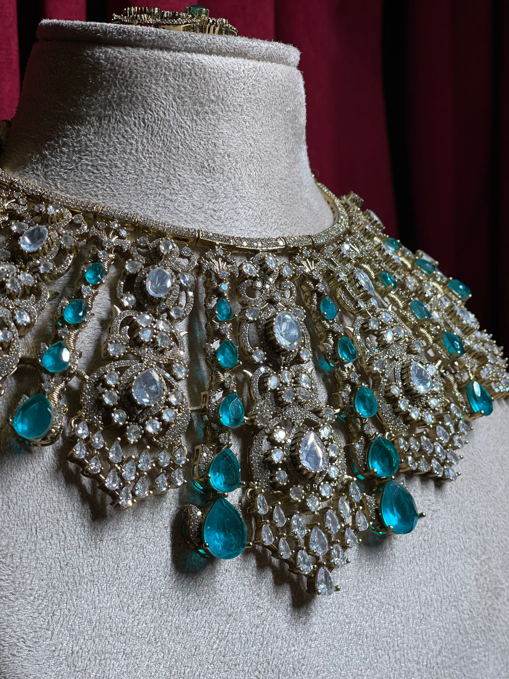 Emerald Uncut Polki Set