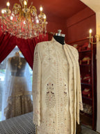 Ivory Sherwani Heritage Inspired Work