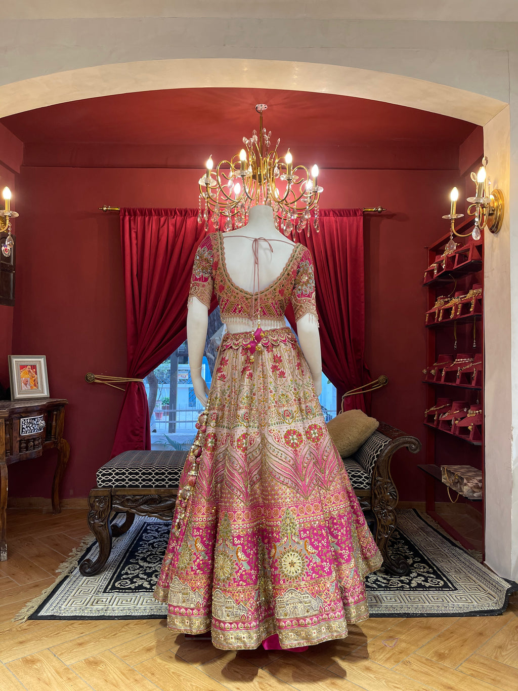 Rani Pink Lotus Lehenga
