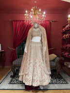 Rose Gold Bridal Lehenga