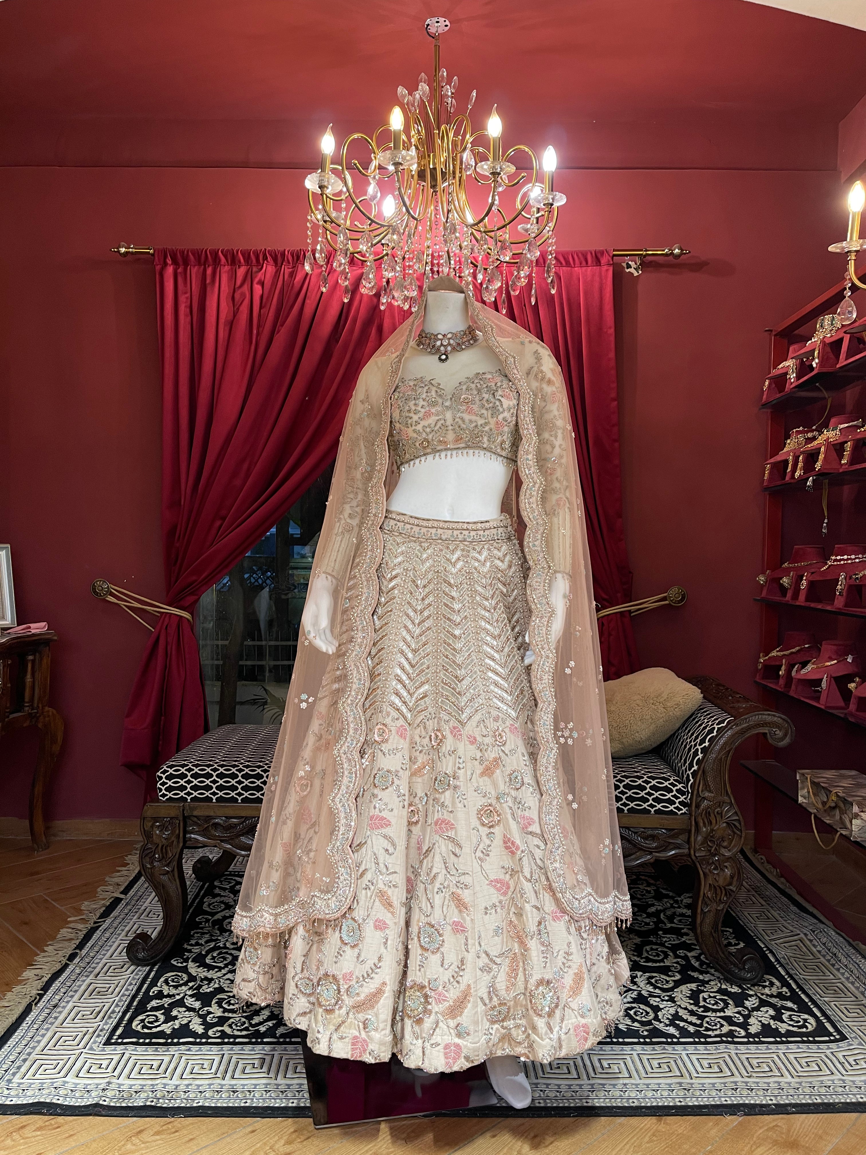 Rose Gold Bridal Radiance Lehenga