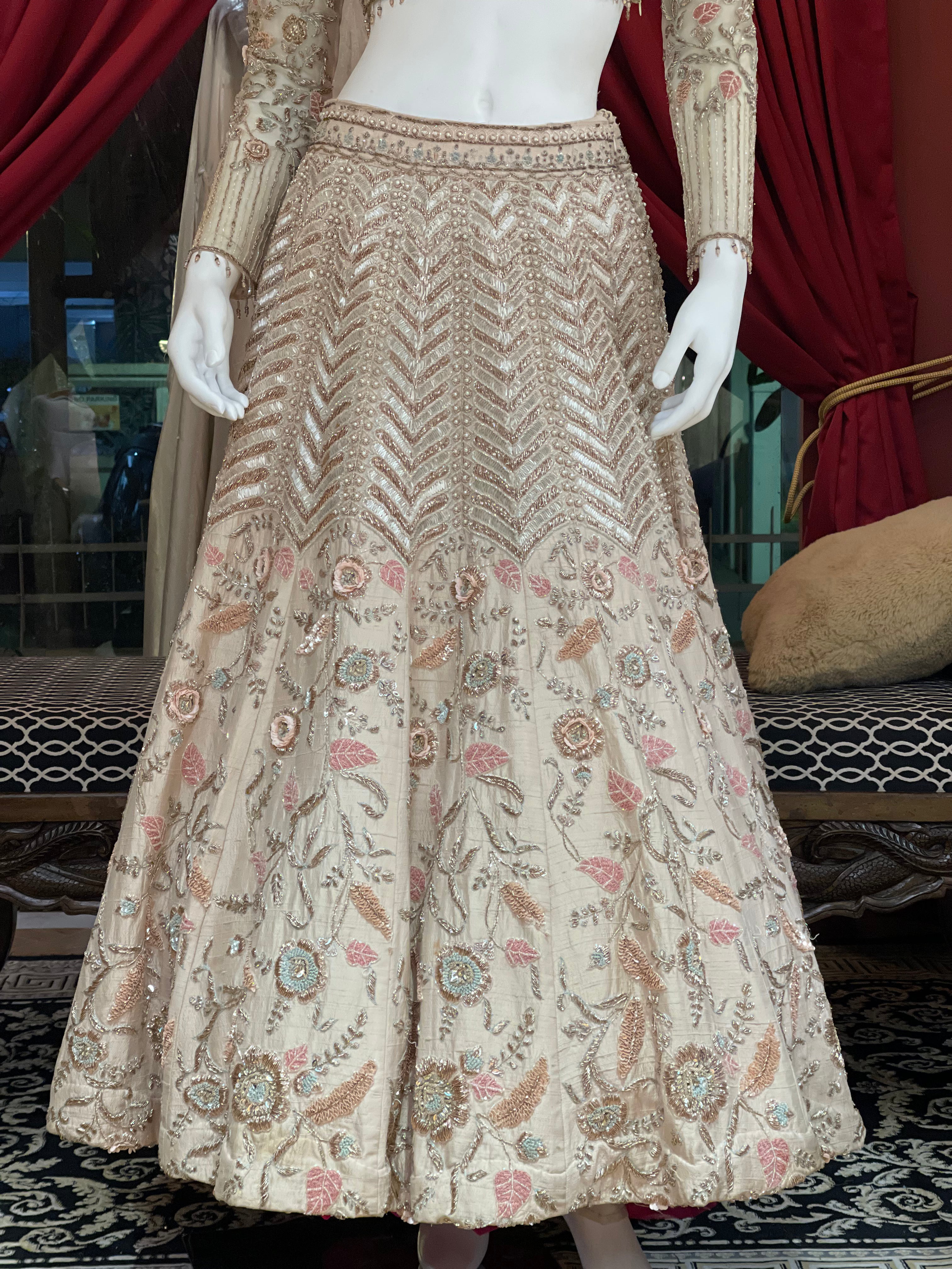 Rose Gold Bridal Radiance Lehenga