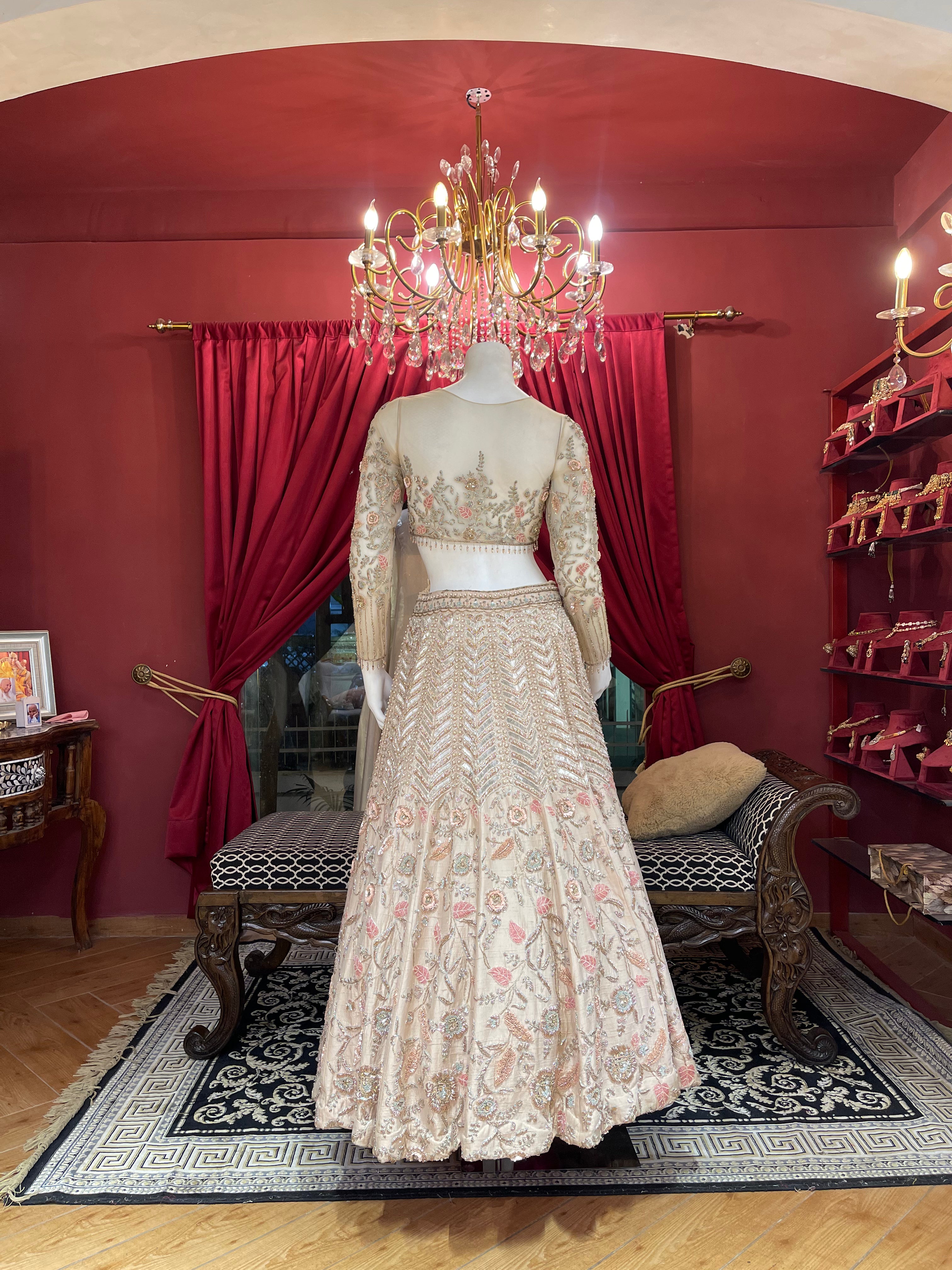 Rose Gold Bridal Radiance Lehenga