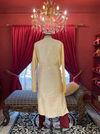 Ivory Kurta With Red Salwaar