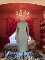 Blue Kurta with Golden Intricate Detailing