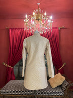 Rust Jacket Indo Western Set 3 Piece