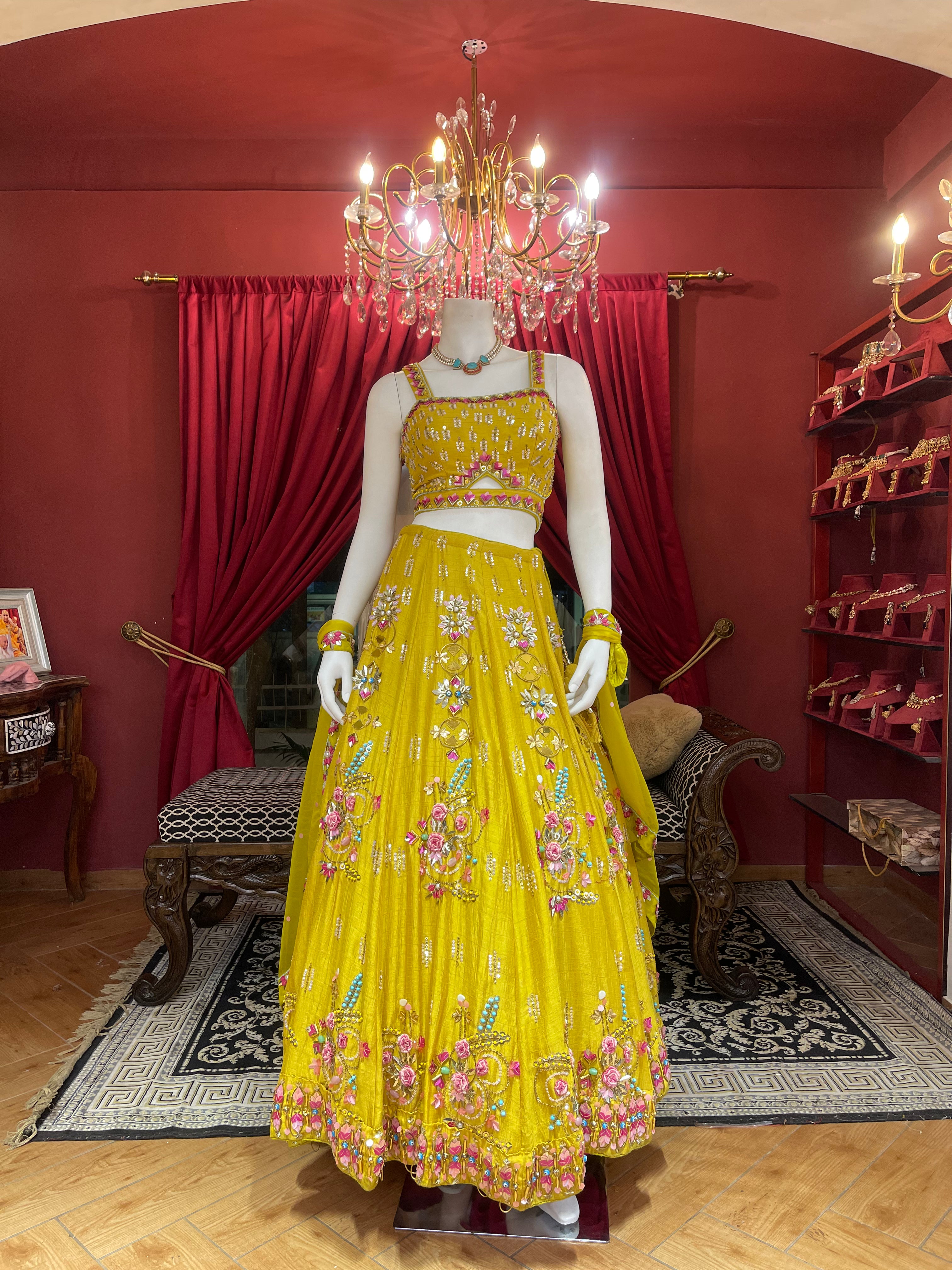 Noor-e-Haldi Lehenga Set